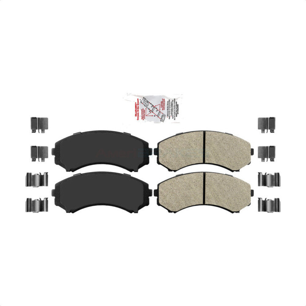 Semi-Metallic Disc Brake Pads Front NWF-PRM867 For Mitsubishi Endeavor Montero