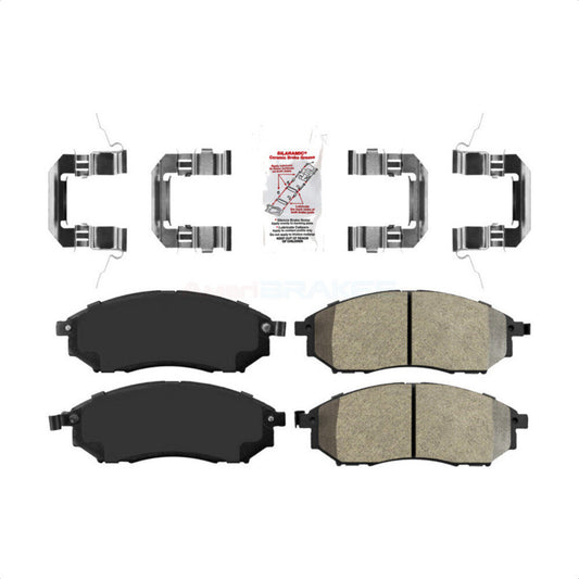 Semi-Metallic Disc Brake Pads Front NWF-PRM888 For INFINITI Nissan Murano G37