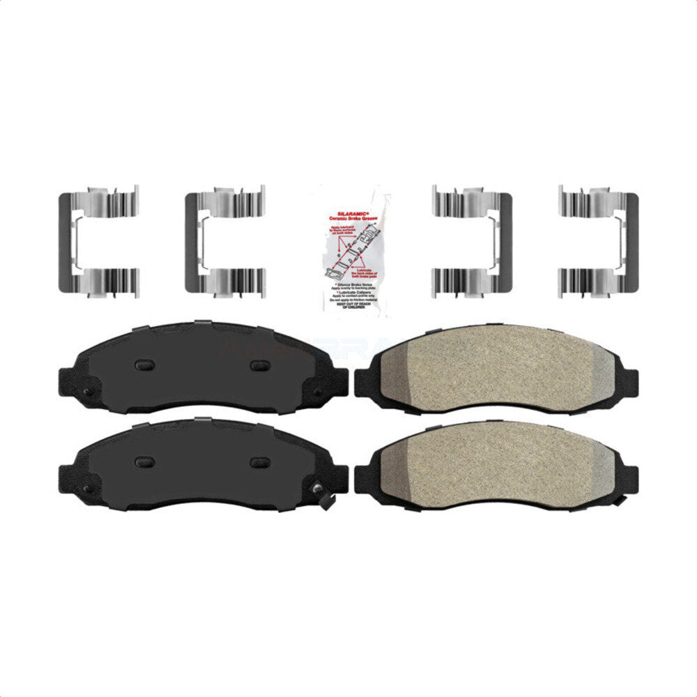 Semi-Metallic Disc Brake Pads Front NWF-PRM962 For 2003-2004 Dodge Dakota