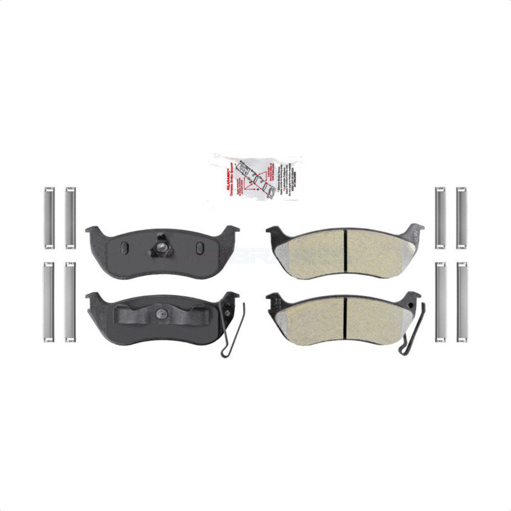 Semi-Metallic Disc Brake Pads Rear NWF-PRM981 For Jeep Liberty Ford Wrangler TJ