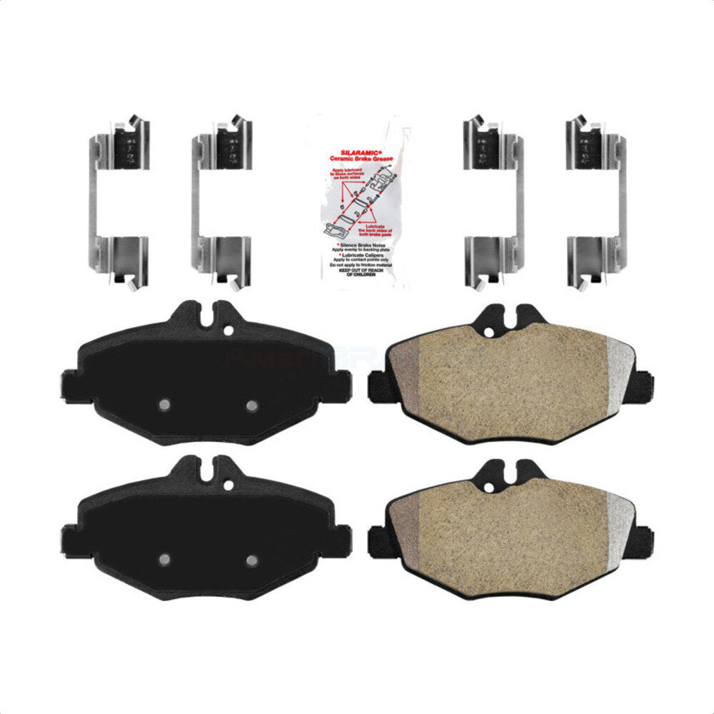 Semi-Metallic Disc Brake Pads Front NWF-PRM987 For Mercedes-Benz E320 E350