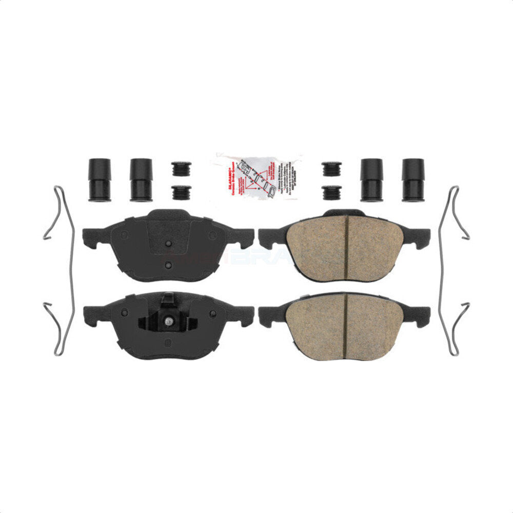 Ceramic Disc Brake Pads Front NWF-PTC1044 For Ford Escape Mazda 3 Focus 5 Volvo