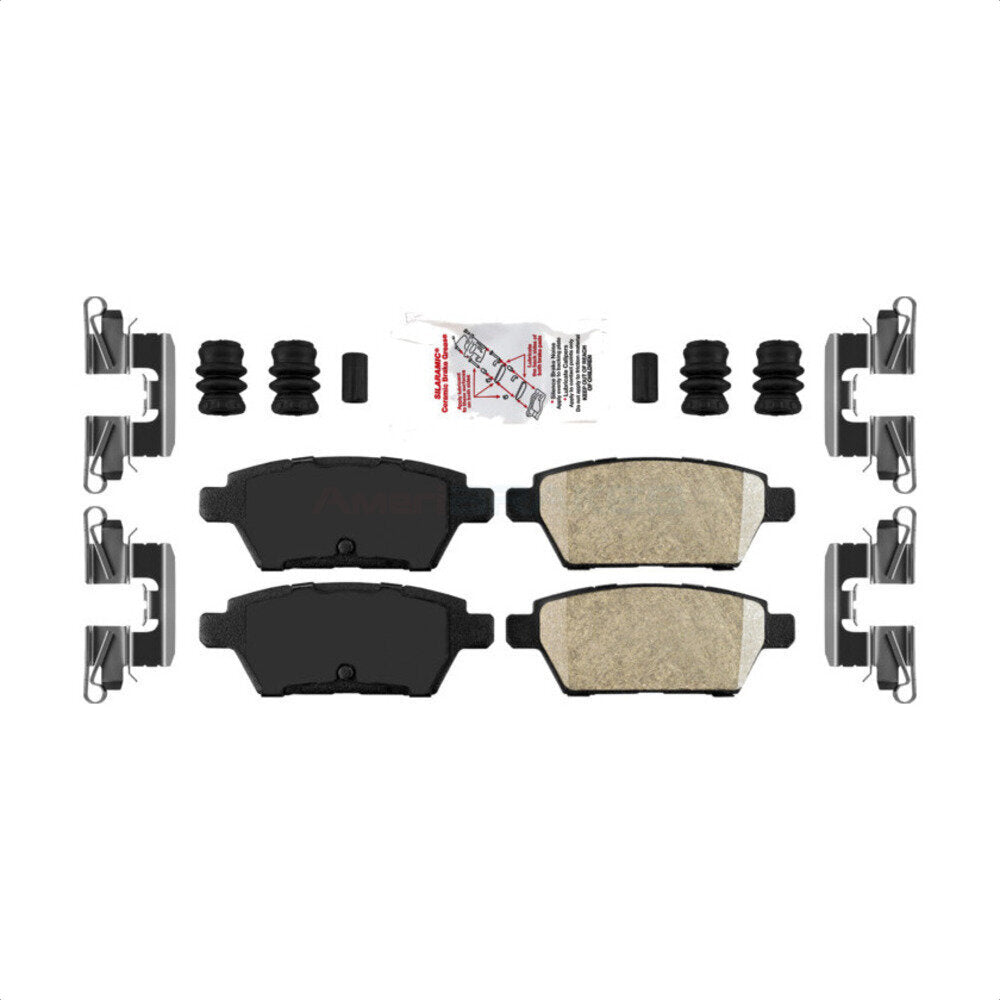 Ceramic Disc Brake Pads Rear NWF-PTC1161 For Ford Fusion Mazda 6 Lincoln MKZ