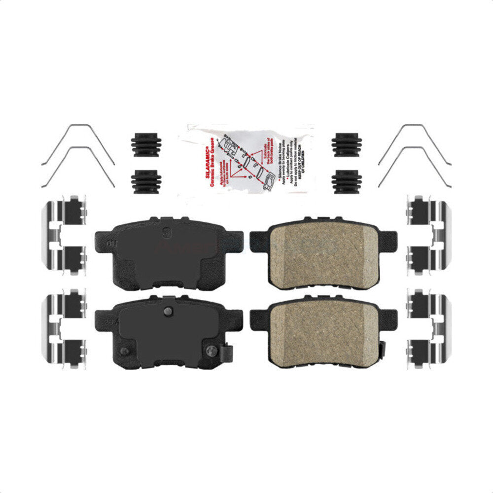 Ceramic Disc Brake Pads Rear NWF-PTC1451 For Honda Accord Acura TSX
