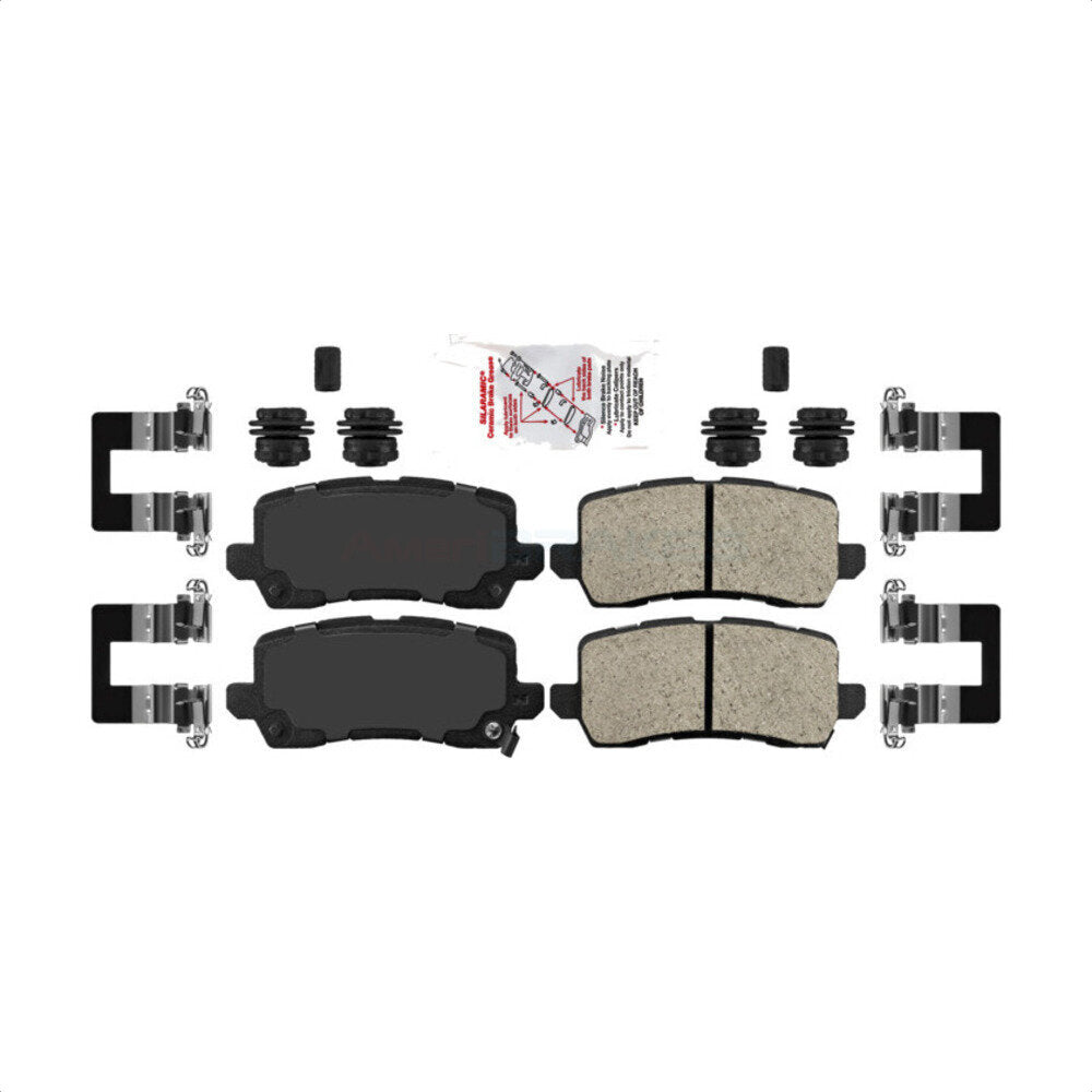 Ceramic Disc Brake Pads Rear NWF-PTC1698 For Acura TLX Honda Odyssey RLX