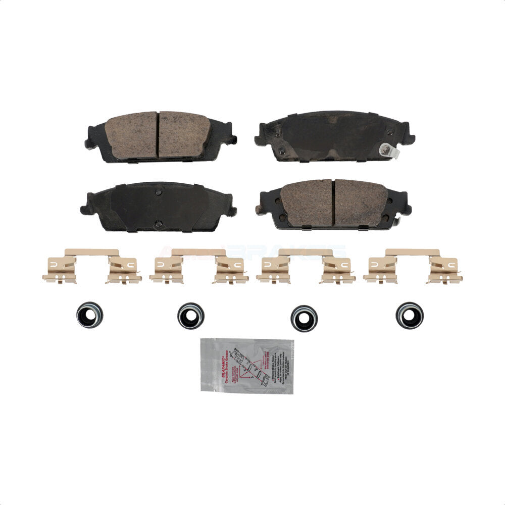 Ceramic Disc Brake Pads Rear NWF-PTC1707 For Chevrolet GMC Silverado 1500 Sierra