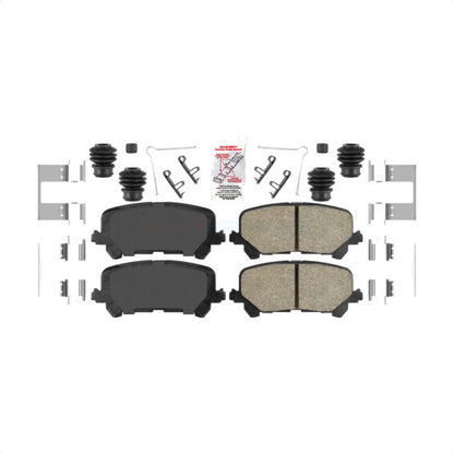 Ceramic Disc Brake Pads Rear NWF-PTC1724 For Honda Pilot Ridgeline Passport MDX
