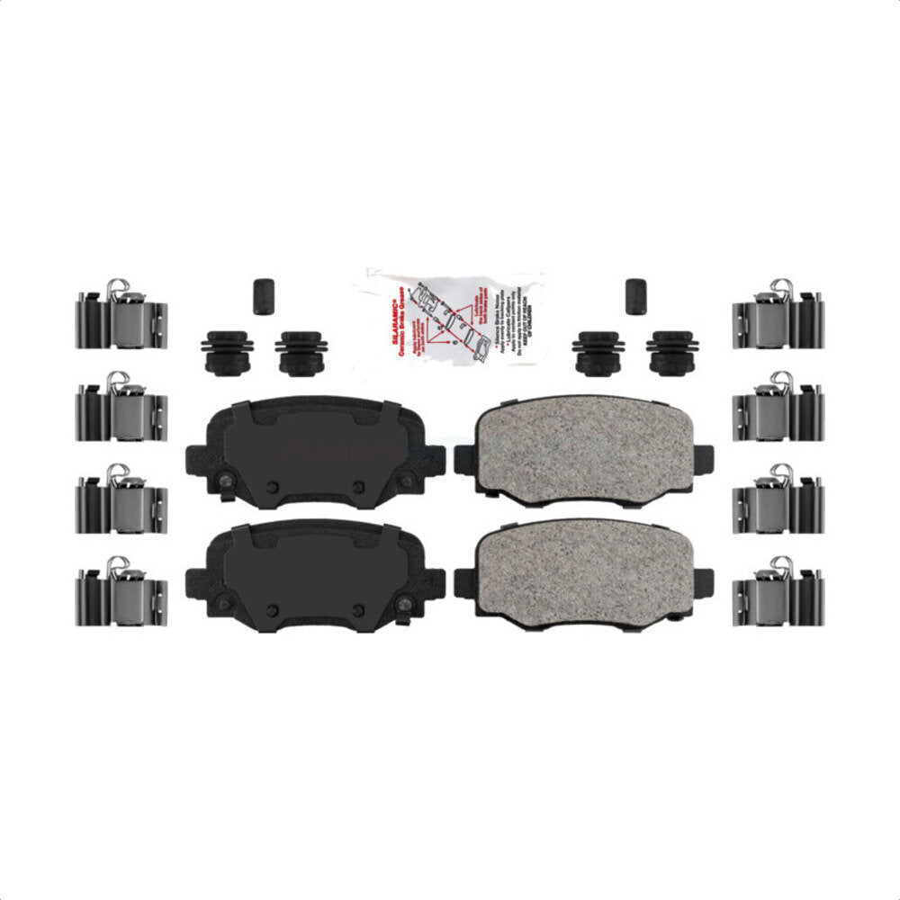 Ceramic Disc Brake Pads Rear NWF-PTC1734 For Jeep Cherokee Chrysler 200
