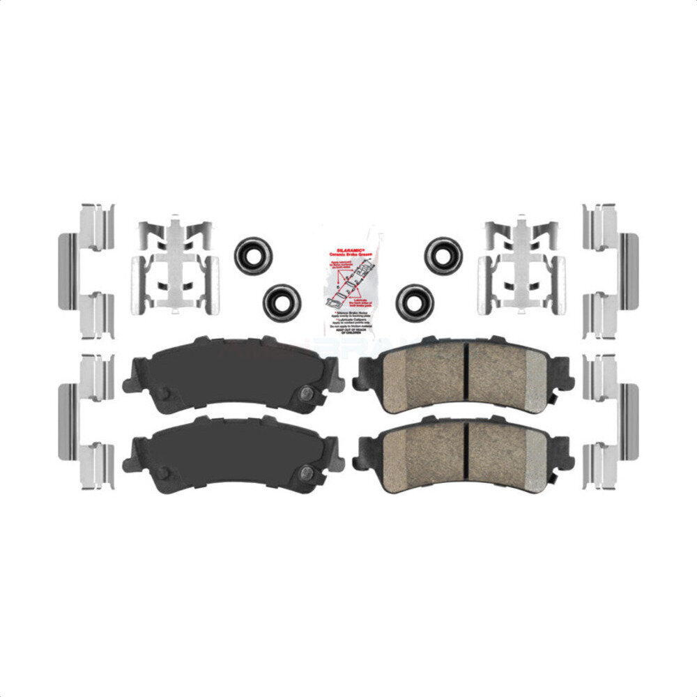 Ceramic Disc Brake Pads Rear NWF-PTC792A For Chevrolet GMC Silverado 1500 Sierra