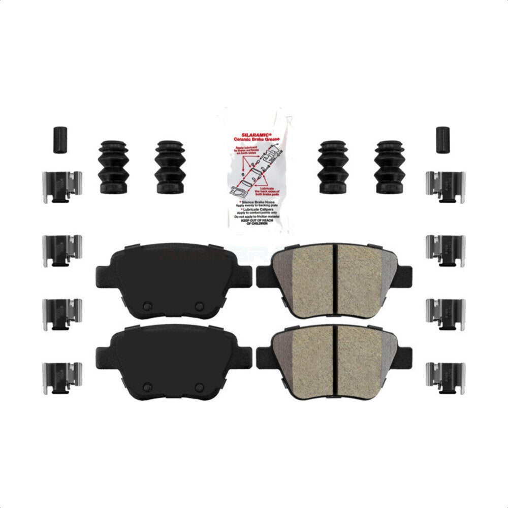 Semi-Metallic Disc Brake Pads Rear NWF-PTM1456 For Volkswagen Jetta Golf Beetle