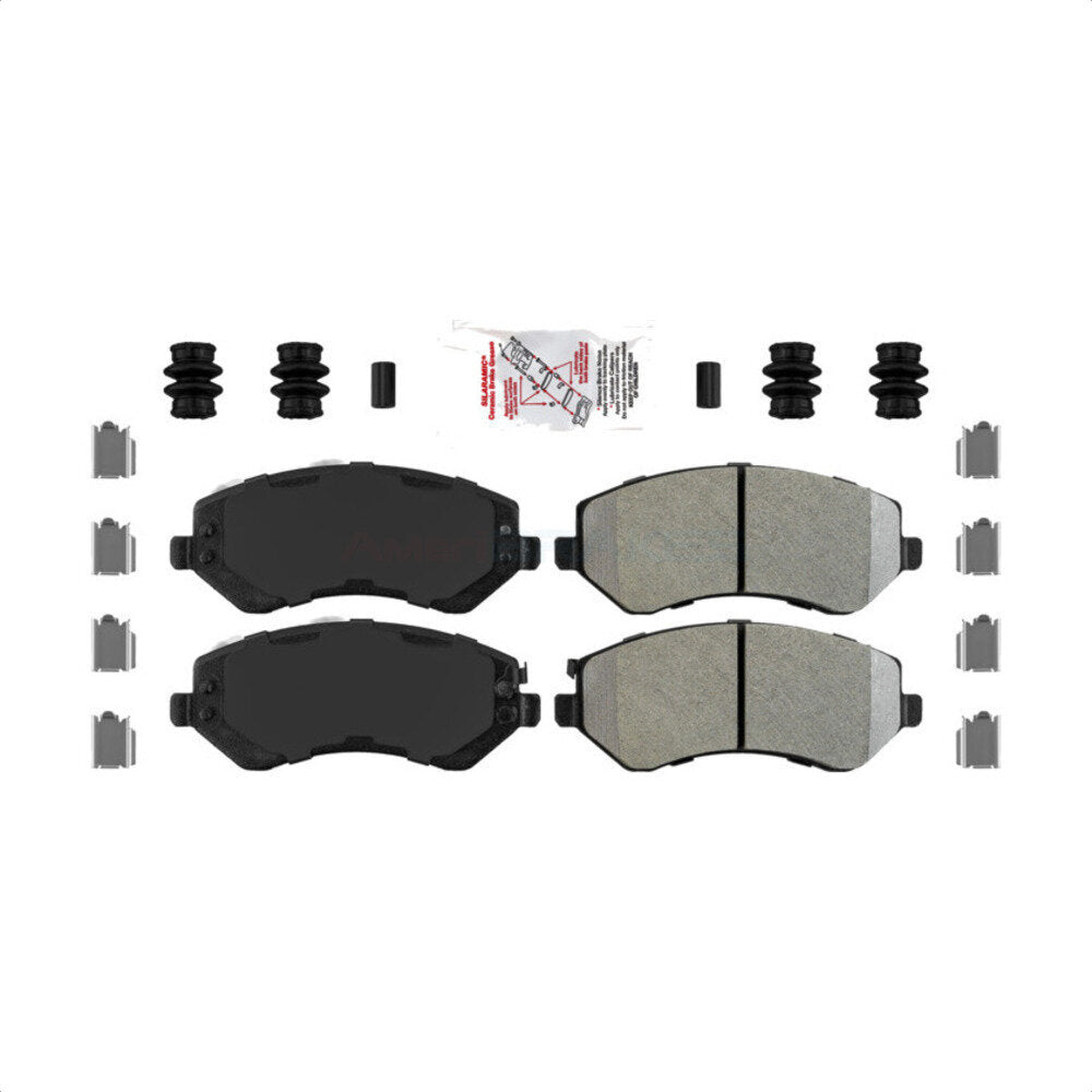 Semi-Metallic Disc Brake Pads Front NWF-PTM856 For Dodge Caravan Jeep Liberty &