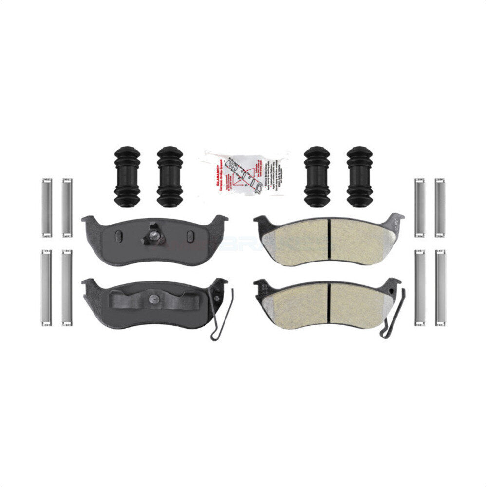 Semi-Metallic Disc Brake Pads Rear NWF-PTM981 For Jeep Liberty Ford Wrangler TJ