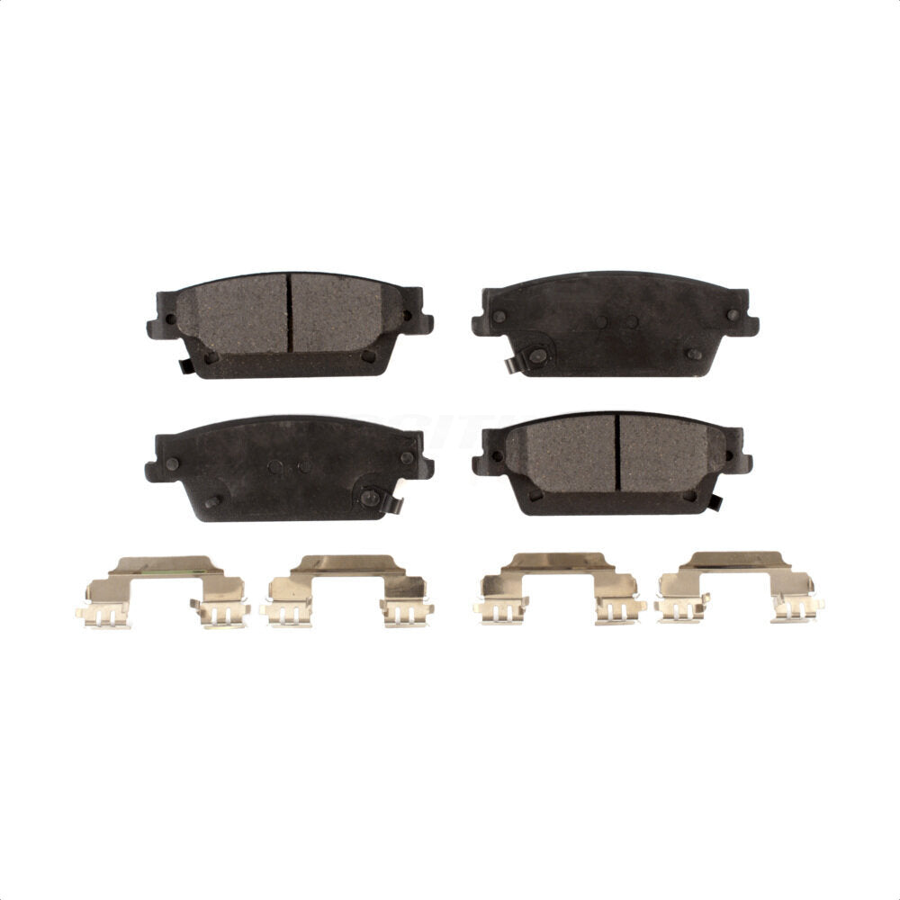 Semi-Metallic Disc Brake Pads Rear PPF-D1020 For Cadillac CTS SRX STS