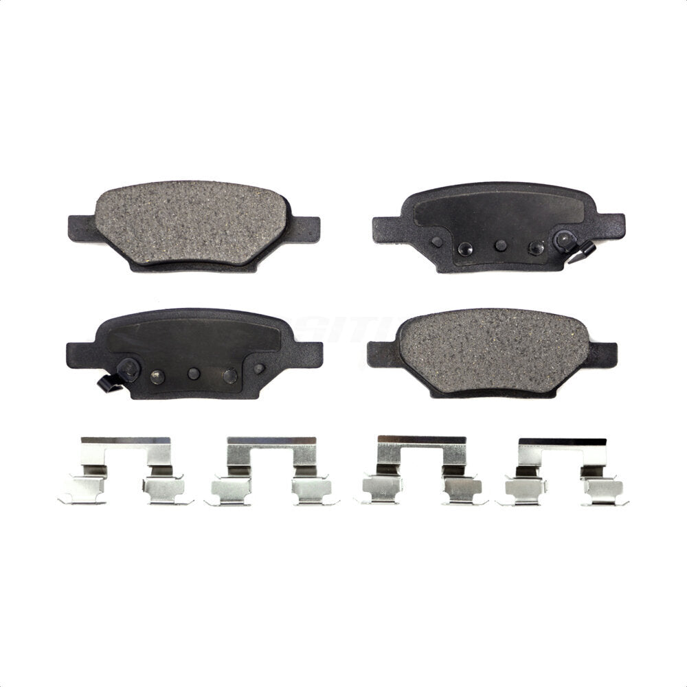 Semi-Metallic Disc Brake Pads Rear PPF-D1033 For Chevrolet Malibu Pontiac Cobalt