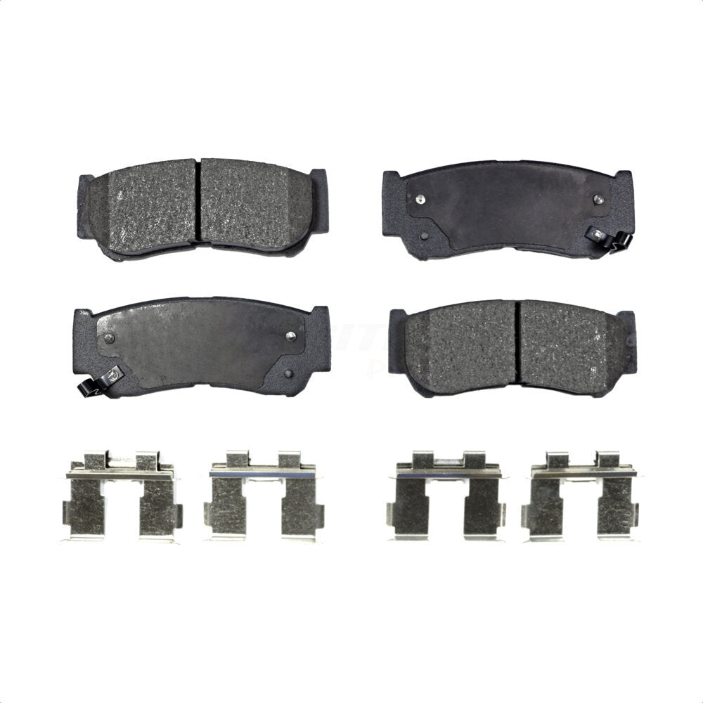 Semi-Metallic Disc Brake Pads Rear PPF-D1297 For 2007-2009 Hyundai Santa Fe