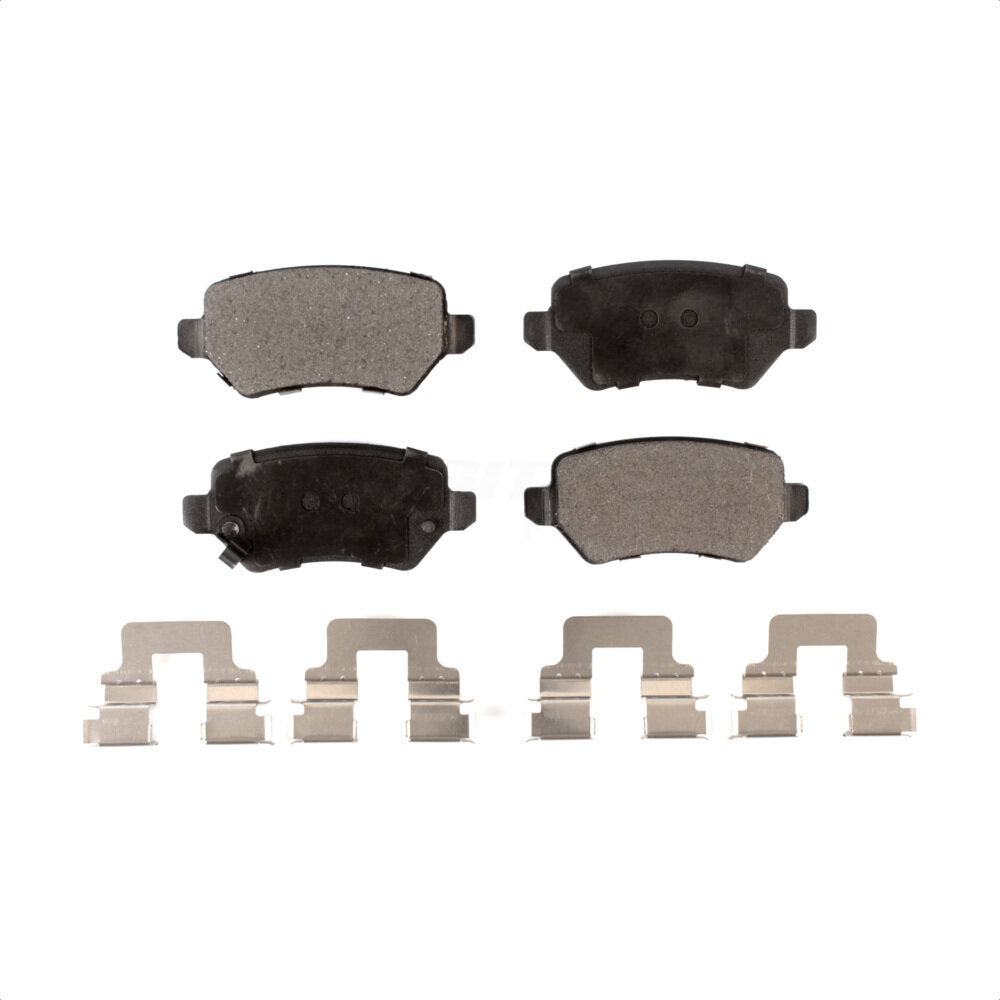 Semi-Metallic Disc Brake Pads Rear PPF-D1362 For 2008-2009 Saturn Astra