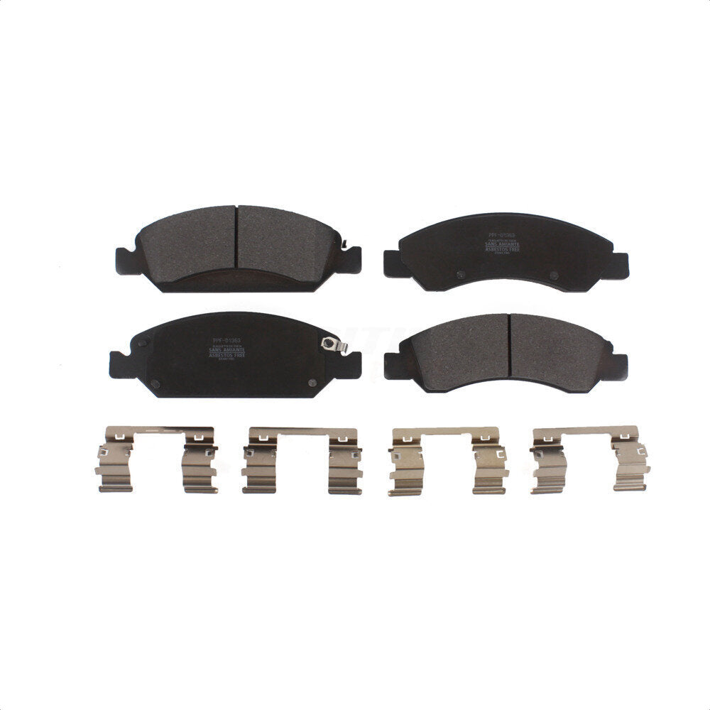 Semi-Metallic Disc Brake Pads Front PPF-D1363 For Chevrolet GMC Sierra 1500 XL