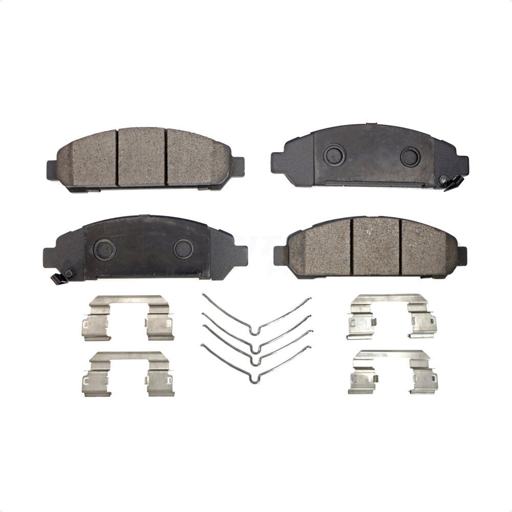 Semi-Metallic Disc Brake Pads Front PPF-D1401 For 2009-2016 Toyota Venza