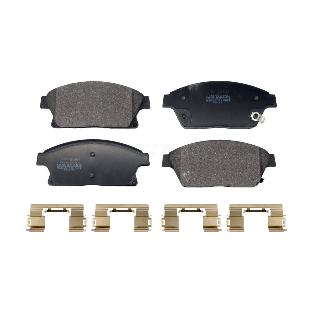 Semi-Metallic Disc Brake Pads Front PPF-D1467 For Chevrolet Cruze Buick Trax ATS