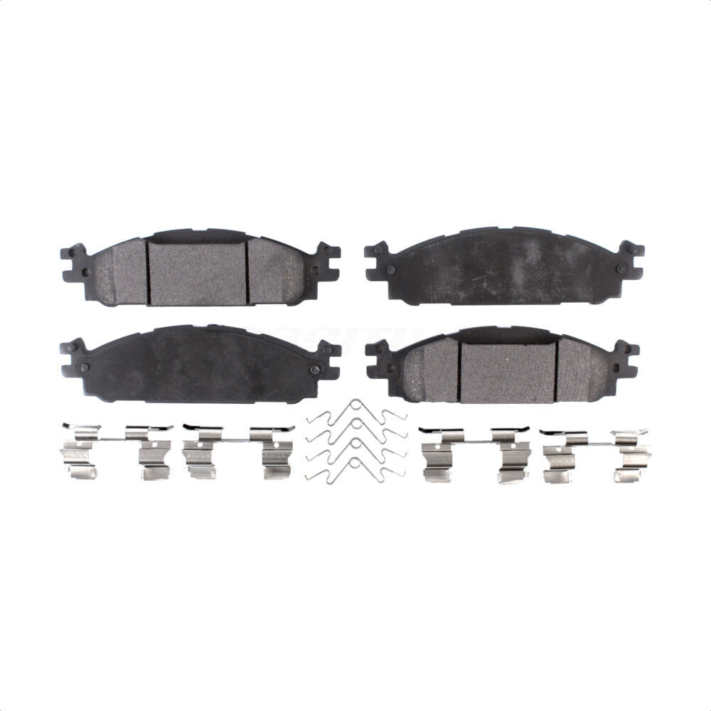 Semi-Metallic Disc Brake Pads Front PPF-D1508 For Ford Explorer Flex Taurus MKT