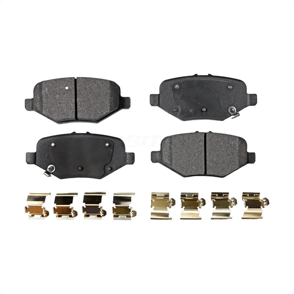 Semi-Metallic Disc Brake Pads Rear PPF-D1612 For Ford Explorer Flex Taurus Sedan