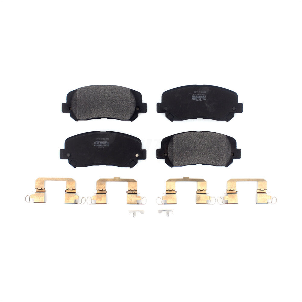 Semi-Metallic Disc Brake Pads Front PPF-D1640A For Jeep Cherokee Chrysler 200