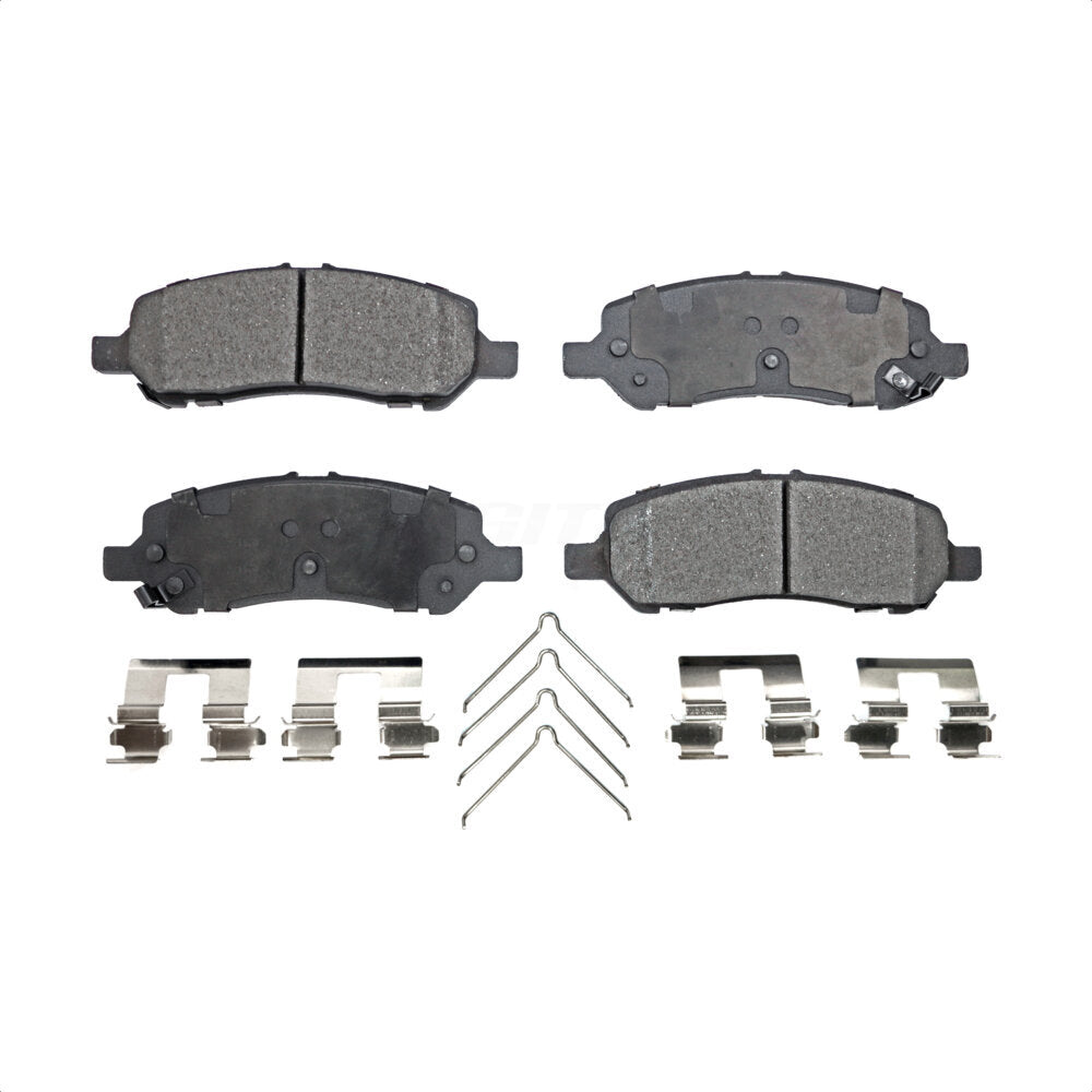Semi-Metallic Disc Brake Pads Rear PPF-D1647 For 2013-2016 Dodge Dart