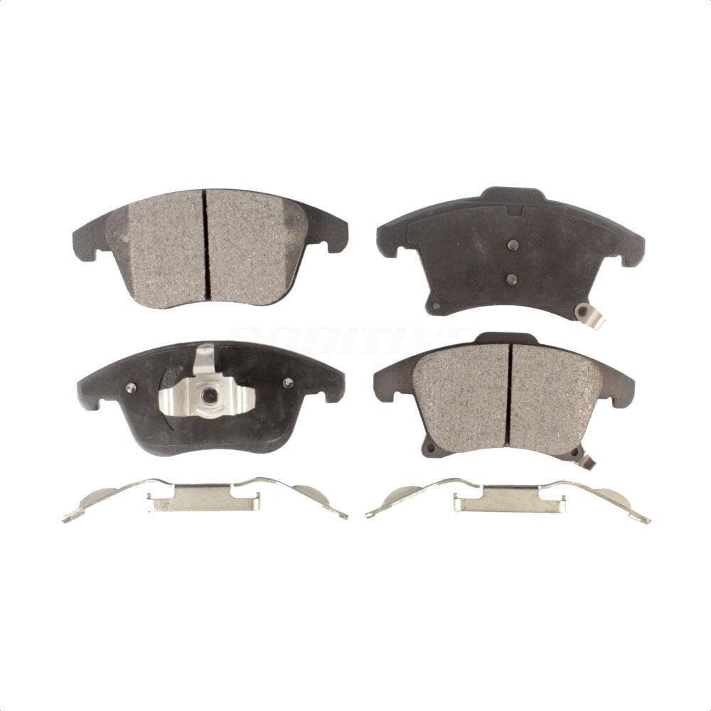 Semi-Metallic Disc Brake Pads Front PPF-D1653 For Ford Fusion Lincoln MKZ Police