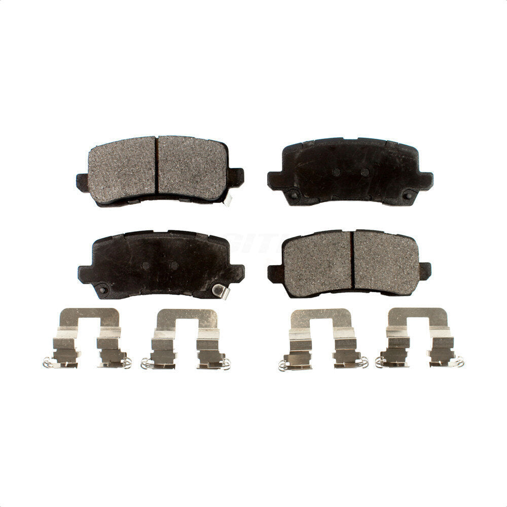 Semi-Metallic Disc Brake Pads Rear PPF-D1698 For Acura Honda Odyssey TLX MDX RLX