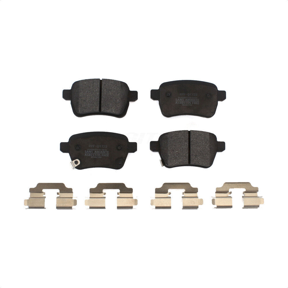 Semi-Metallic Disc Brake Pads Rear PPF-D1722 For 2014-2020 Fiat 500L