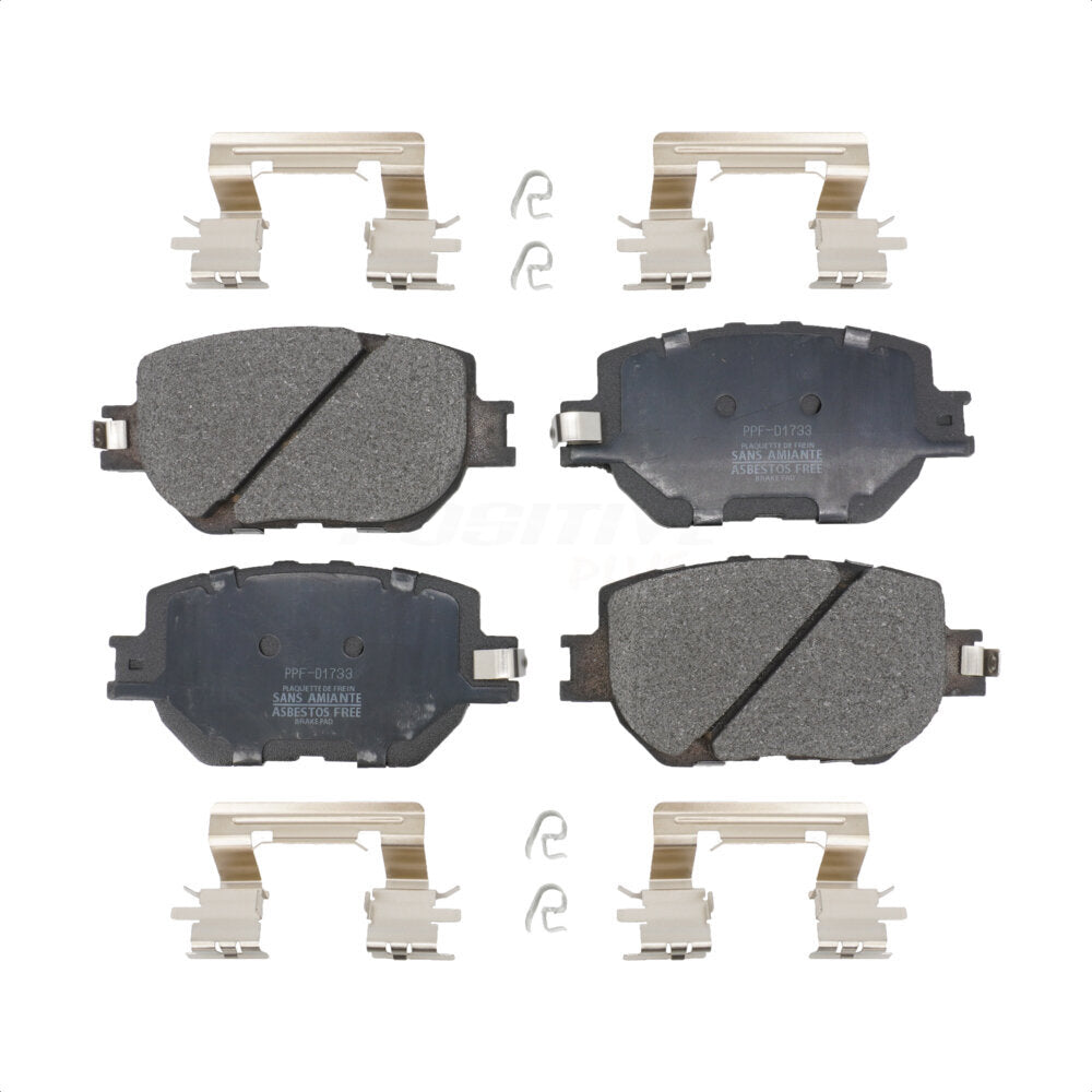 Semi-Metallic Disc Brake Pads Front PPF-D1733 For Lexus IS250