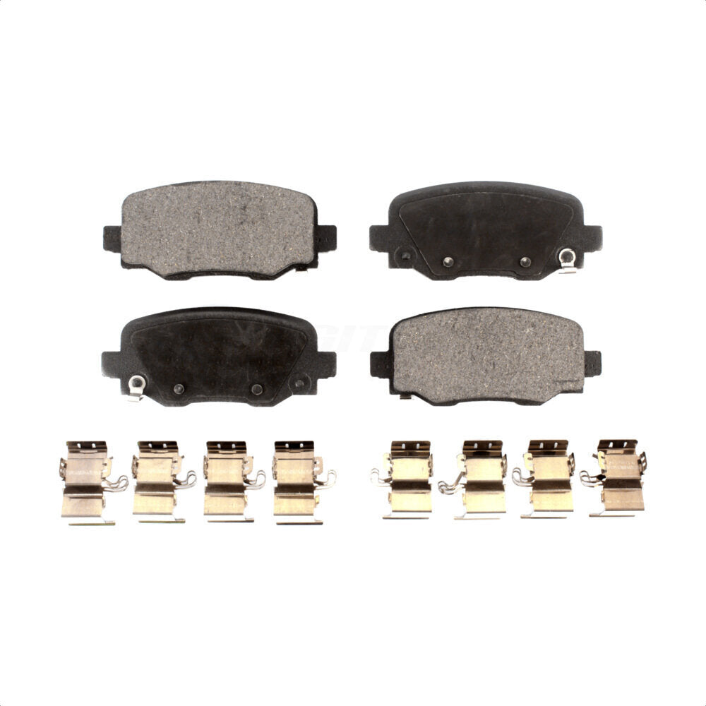Semi-Metallic Disc Brake Pads Rear PPF-D1734 For Jeep Cherokee Chrysler 200
