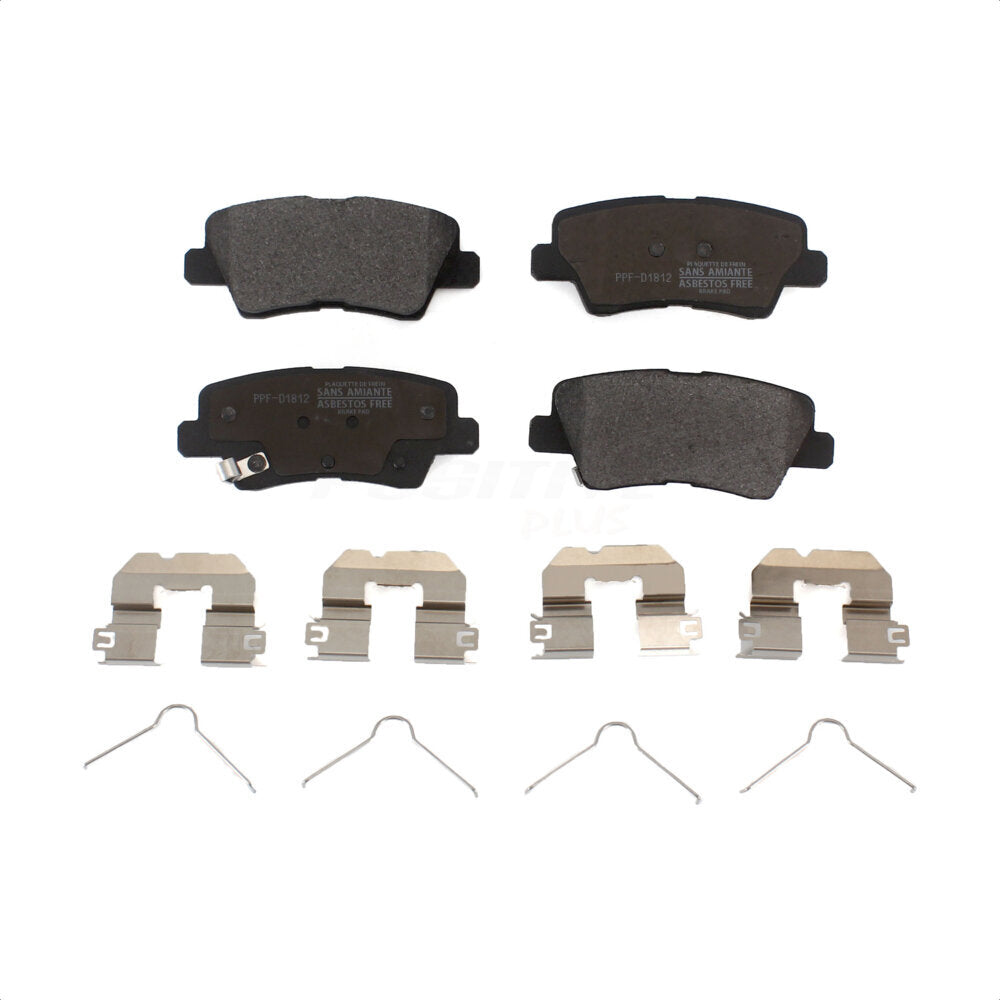 Semi-Metallic Disc Brake Pads Rear PPF-D1812 For Hyundai Elantra Kia Venue Rio