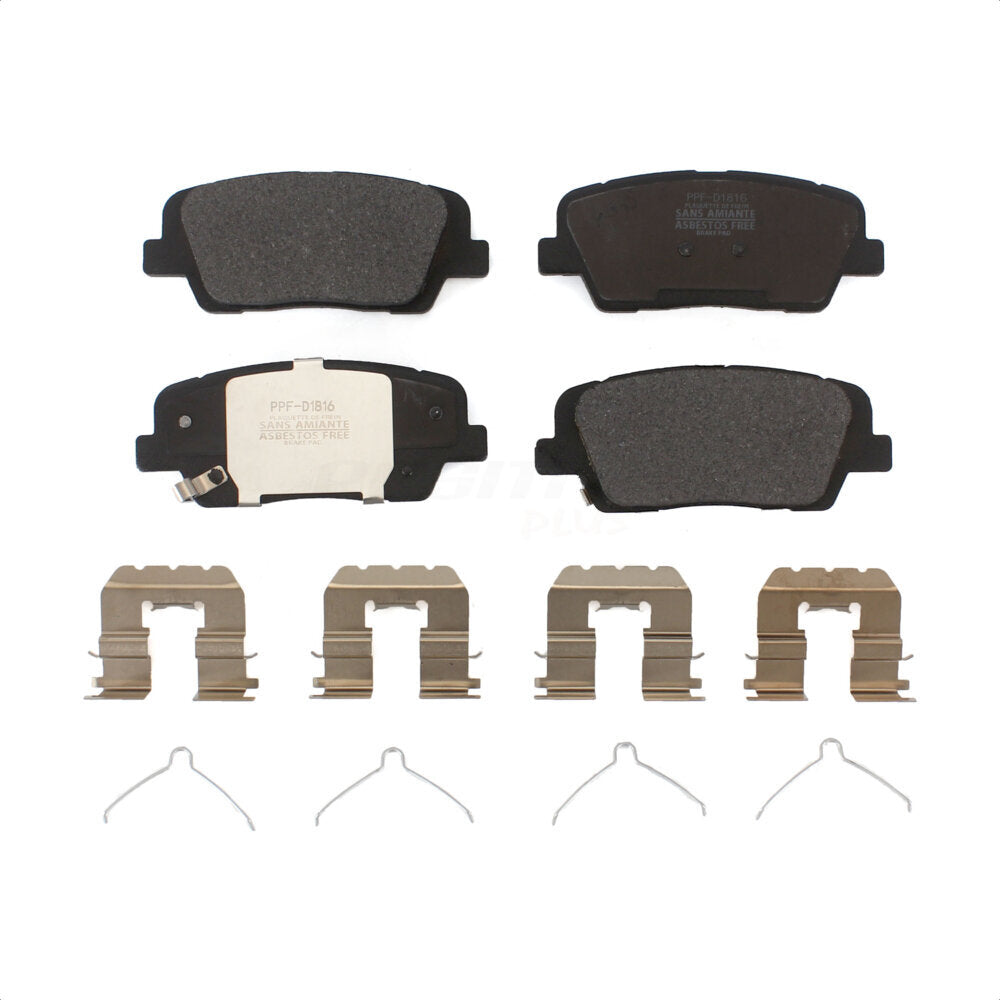 Semi-Metallic Disc Brake Pads Rear PPF-D1816 For Kia Sorento Genesis G70 Stinger