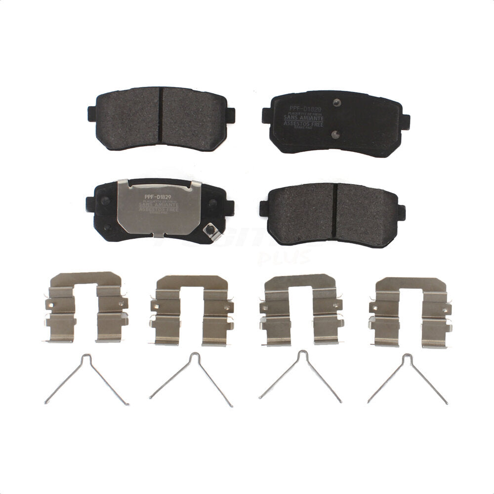 Semi-Metallic Disc Brake Pads Rear PPF-D1829 For Hyundai Sonata Kia Optima