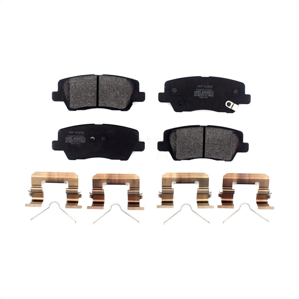Semi-Metallic Disc Brake Pads Rear PPF-D1839 For Cadillac ATS CTS