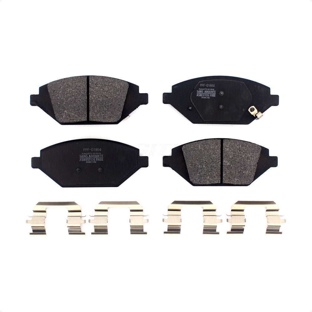 Semi-Metallic Disc Brake Pads Front PPF-D1864 For 2016-2022 Chevrolet Spark