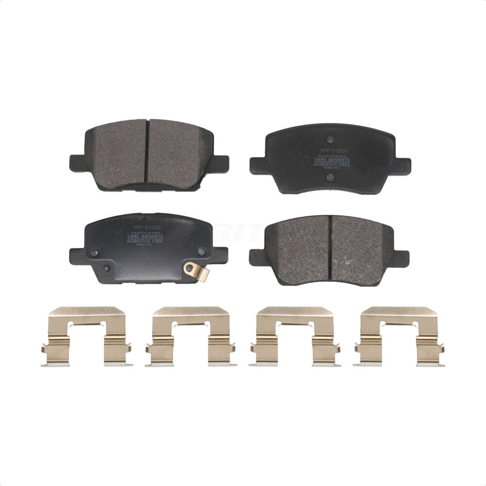 Semi-Metallic Disc Brake Pads Front PPF-D1929 For 2018-2020 Chevrolet Sonic