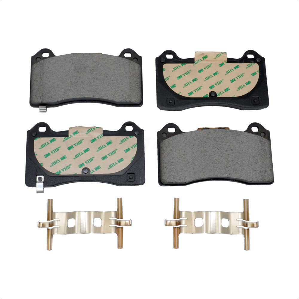 Semi-Metallic Disc Brake Pads Front PPF-D1977 For 2016-2018 Ford Focus RS
