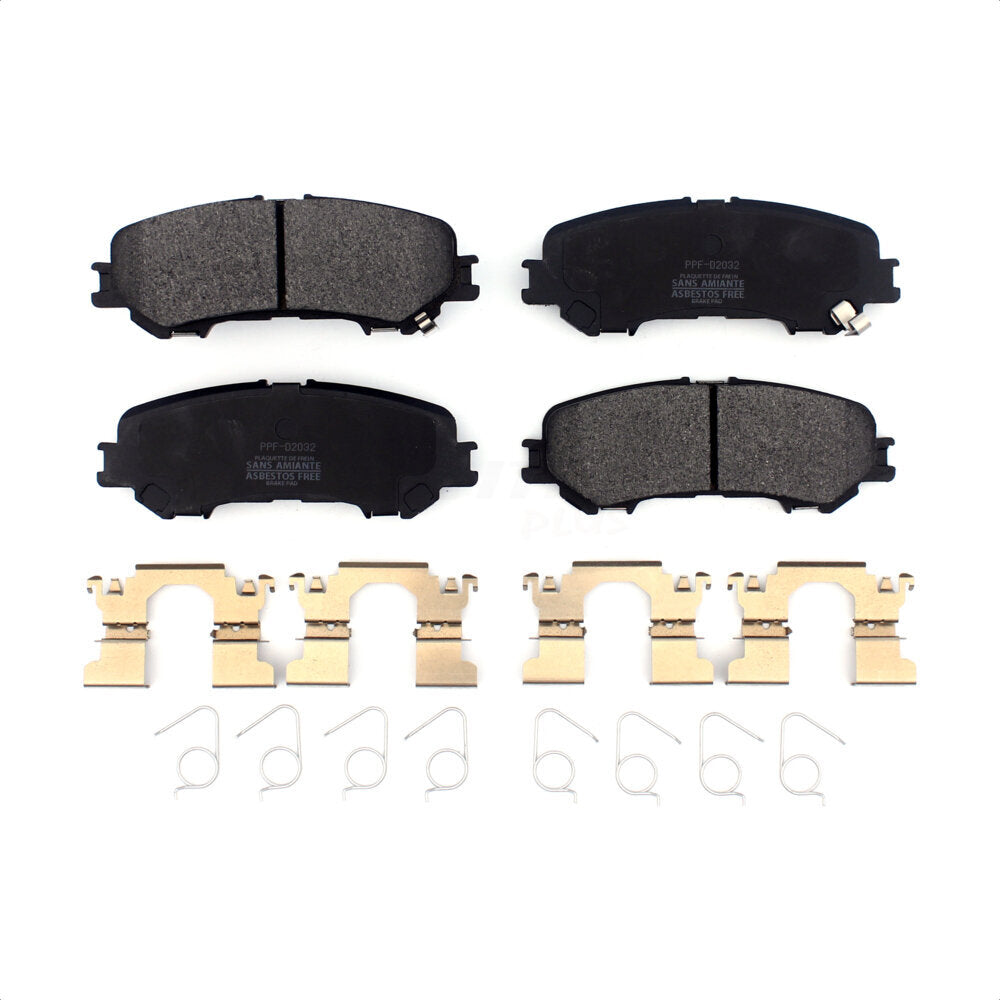 Semi-Metallic Disc Brake Pads Rear PPF-D2032 For 2017-2023 Nissan TITAN