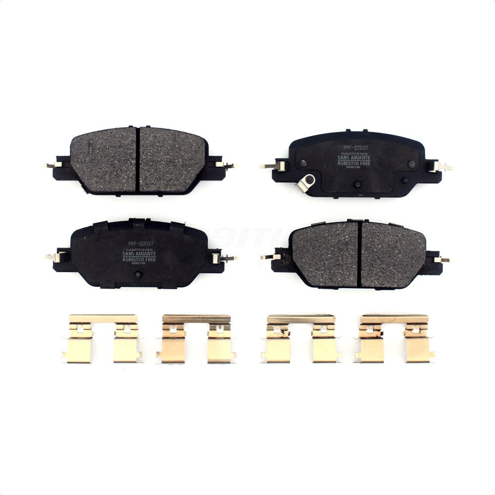 Semi-Metallic Disc Brake Pads Rear PPF-D2037 For 2017-2024 Honda CR-V