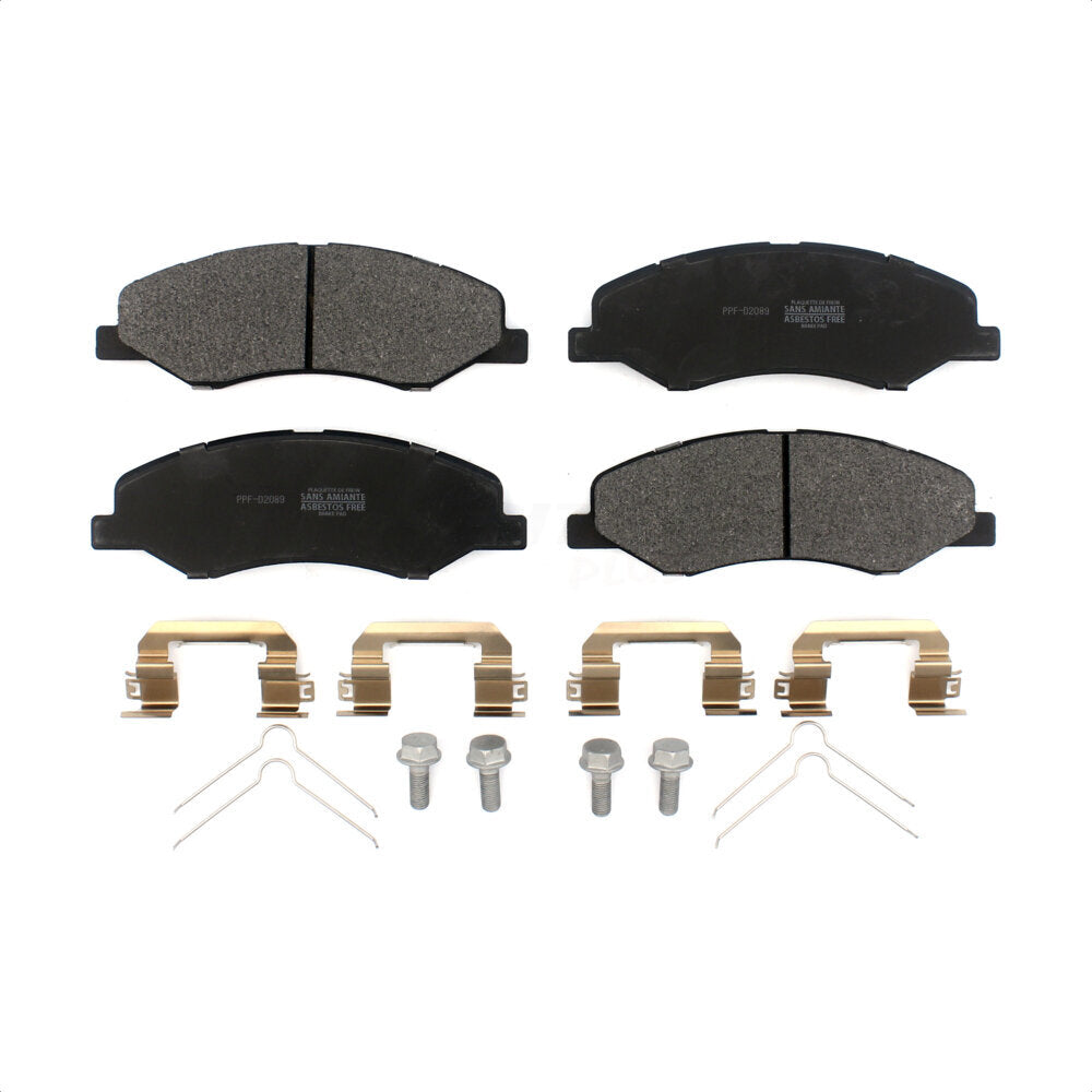 Semi-Metallic Disc Brake Pads Front PPF-D2089 For 2018-2023 Honda Odyssey