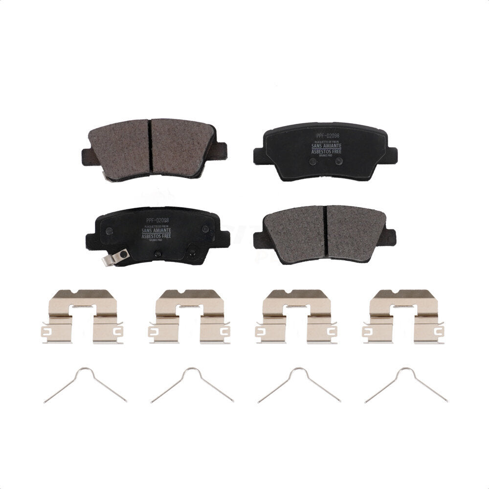 Semi-Metallic Disc Brake Pads Rear PPF-D2098 For Kia Sportage Hyundai Tucson