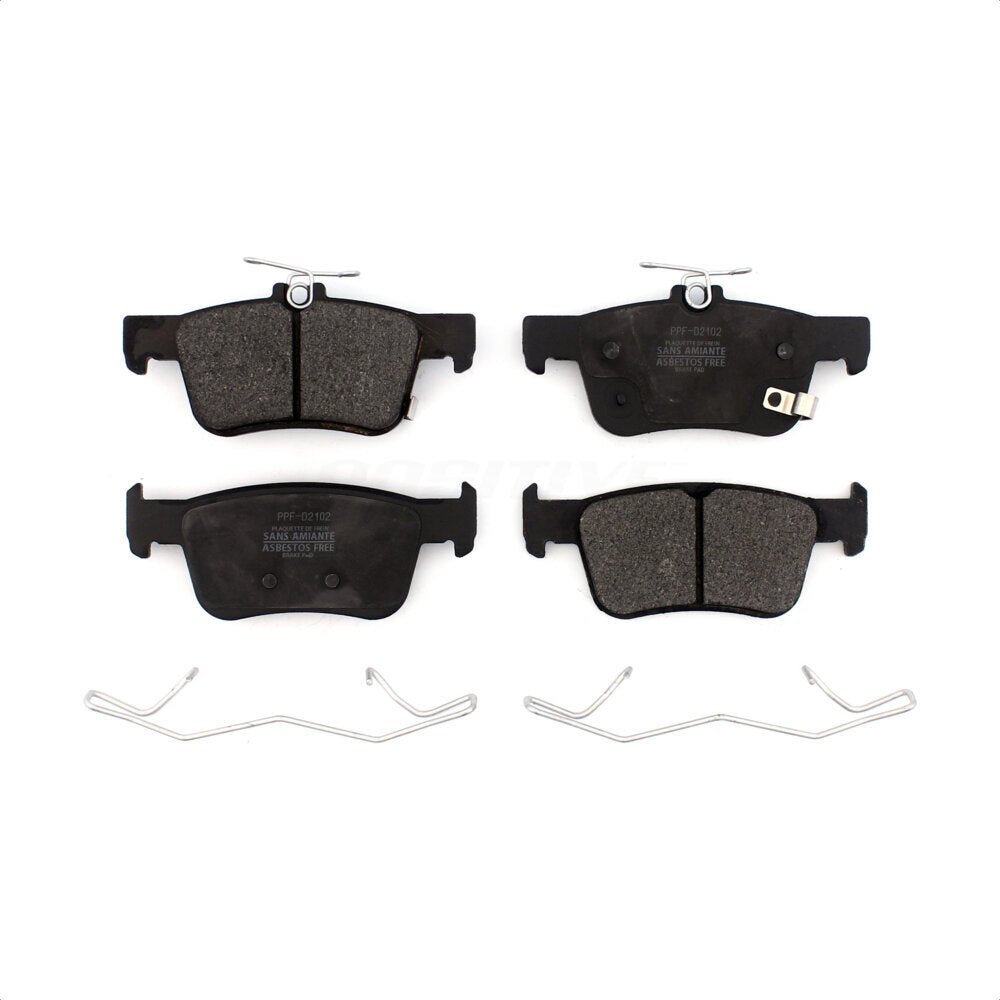 Semi-Metallic Disc Brake Pads Rear PPF-D2102 For Honda Civic Accord Acura RDX