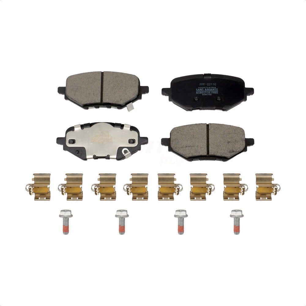 Semi-Metallic Disc Brake Pads Rear PPF-D2116 For Honda HR-V Clarity