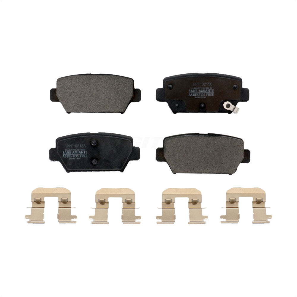 Semi-Metallic Disc Brake Pads Rear PPF-D2156 For Mitsubishi Eclipse Cross