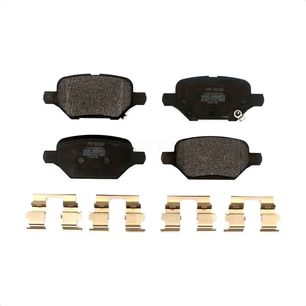 Semi-Metallic Disc Brake Pads Rear PPF-D2168 For Buick Encore Chevrolet Trax