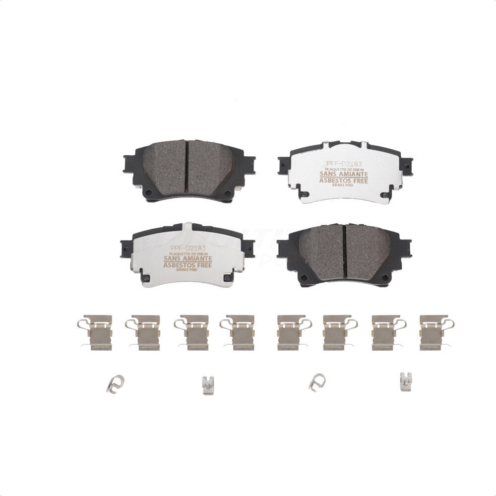 Semi-Metallic Disc Brake Pads Rear PPF-D2183 For Toyota Corolla