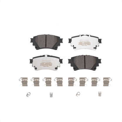 Semi-Metallic Disc Brake Pads Rear PPF-D2183 For Toyota Corolla