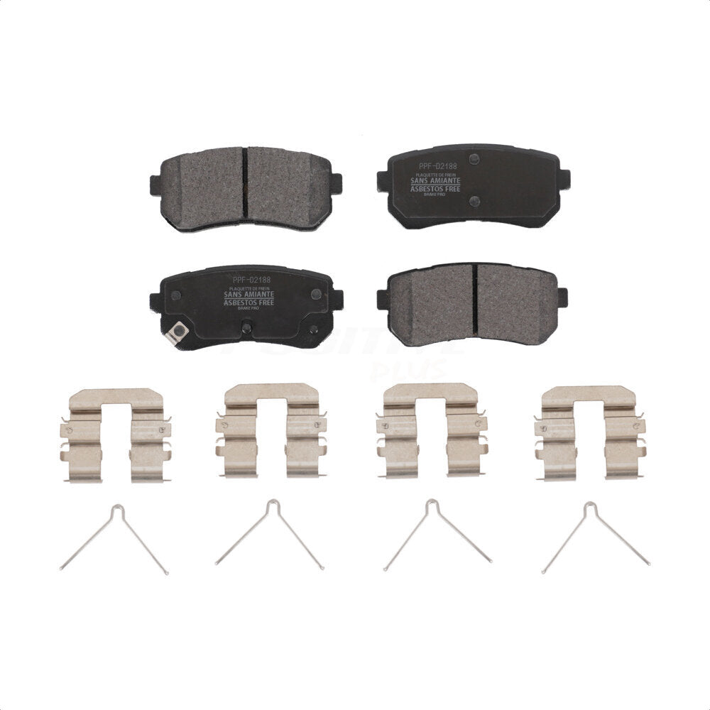 Semi-Metallic Disc Brake Pads Rear PPF-D2188 For Hyundai Kona Kia Seltos